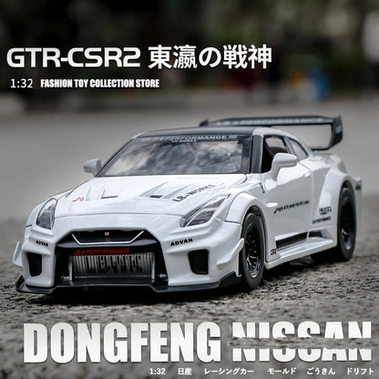 1: 32 GTR-CSR2 Fast and Furious Alloy Car Model Diecasts