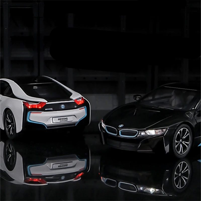 1:24 i8 New Energy Car Alloy Sports Car