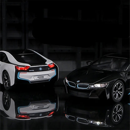 1:24 i8 New Energy Car Alloy Sports Car