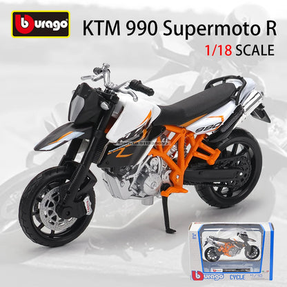 Bburago 1:18 simulation alloy motorcycle Honda Africa Twin Adventure authorized  model toy car gift collection