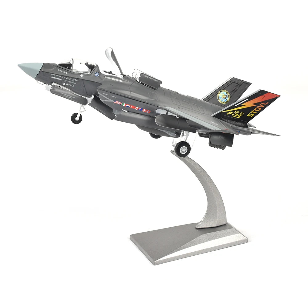 JASON TUTU 1/72 Scale Diecast Metal  F35B Fighter F-35 Lightning II Aircraft