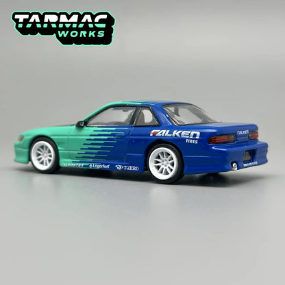 Tarmac Works 1:64 TW VERTEX Nissan Silvia S13 Falken Chase
