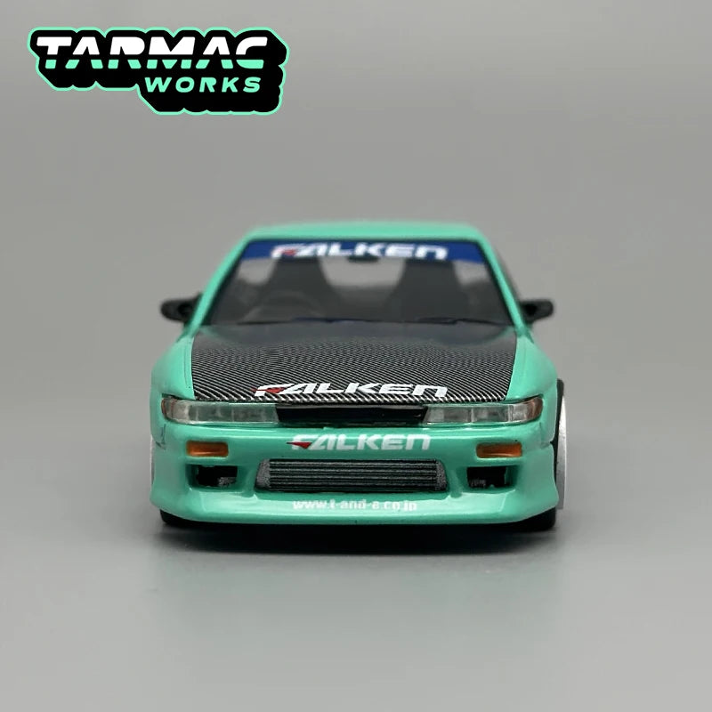 Tarmac Works 1:64 TW VERTEX Nissan Silvia S13 Falken Chase