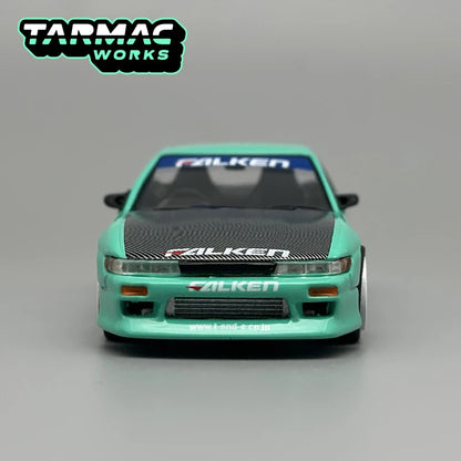 Tarmac Works 1:64 TW VERTEX Nissan Silvia S13 Falken Chase