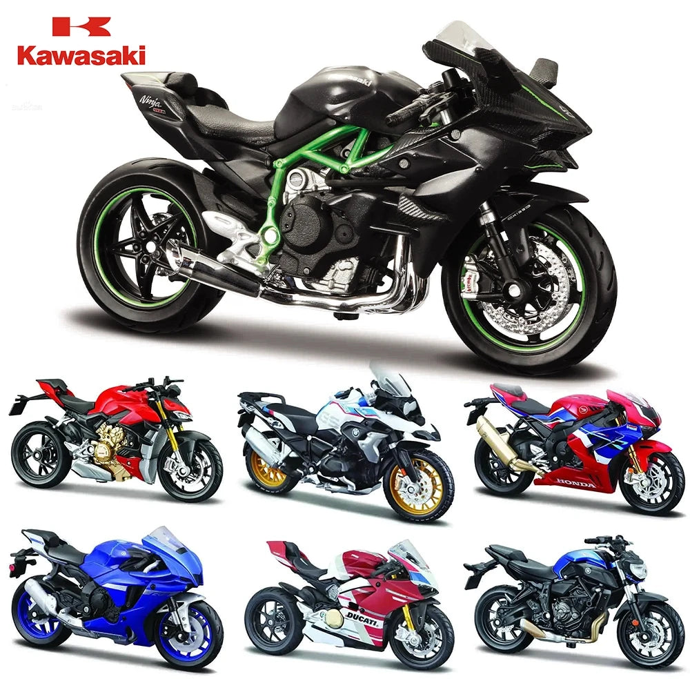 Maisto 1:18  NINJA H2R KTM RC 390 YZF-R1 Naked V4 S  YAMAHA MT-07 2018 motorcycle