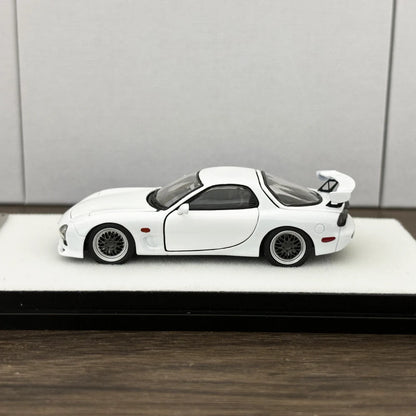 PGM 1:64 RX7 White Color Full Open Diecast Model Car