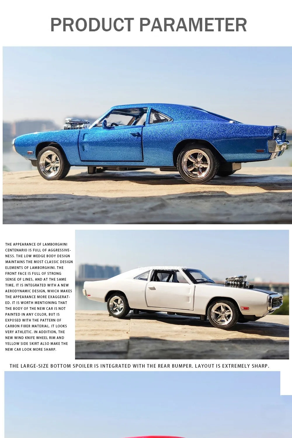 1:32 Scale Dodge Charger new and old