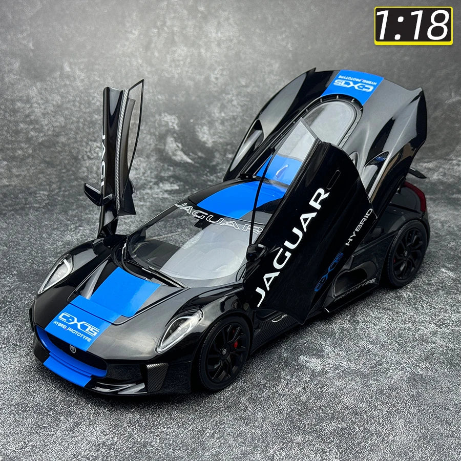 Almost Real AR 1/18 scale New Jaguar C-X75 2013   CX75  Ultimate Black Metallic