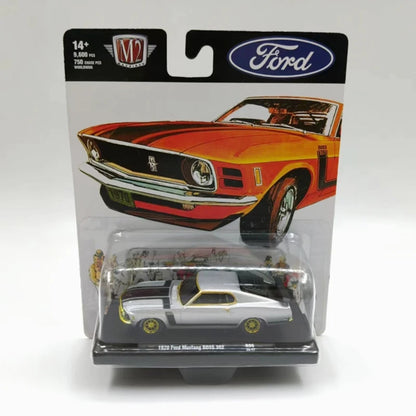 M2 Machines 1: 64 Scale 1970 Ford Mustang Boss 302 Alloy Car