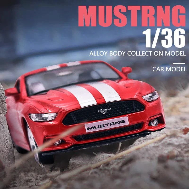 1:36 Ford Mustang GT Alloy Sports Car Model