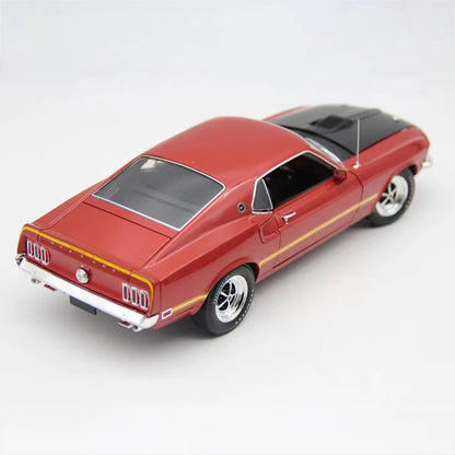 Metal Toy Car Model 1:18 Scale 1969 Ford Mustang Mach 1