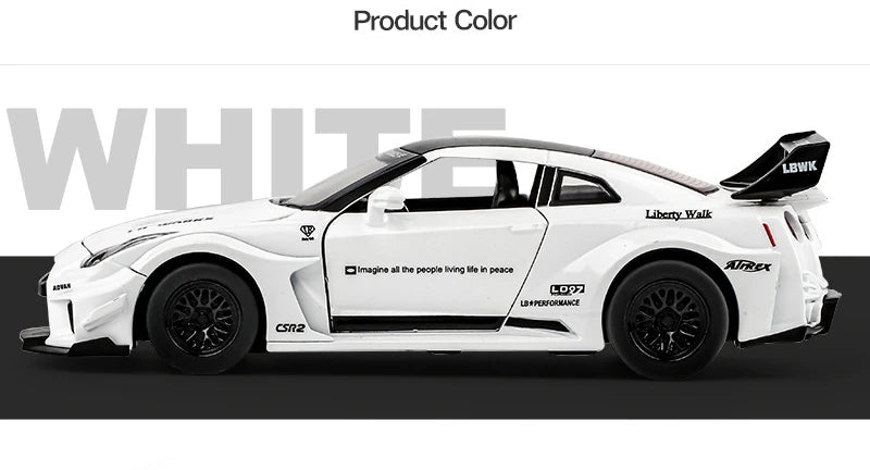 1: 32 GTR-CSR2 Fast and Furious Alloy Car Model Diecasts