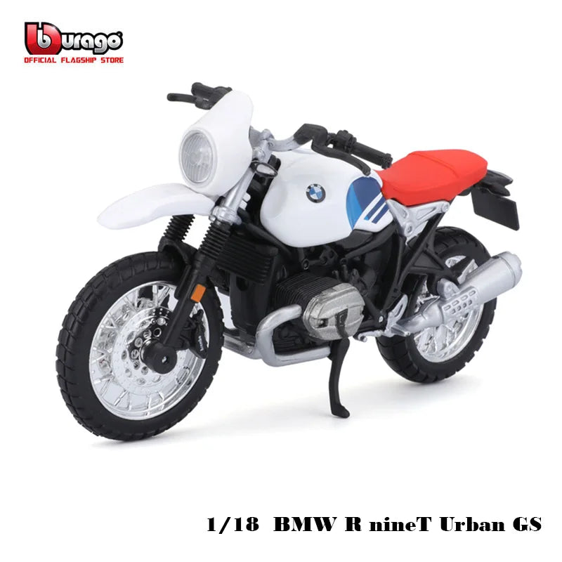 Bburago 1:18 simulation alloy motorcycle Honda Africa Twin Adventure authorized  model toy car gift collection