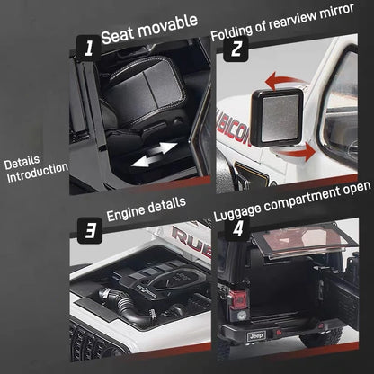 1:18 Jeep Wrangler Rubicon SUV Alloy