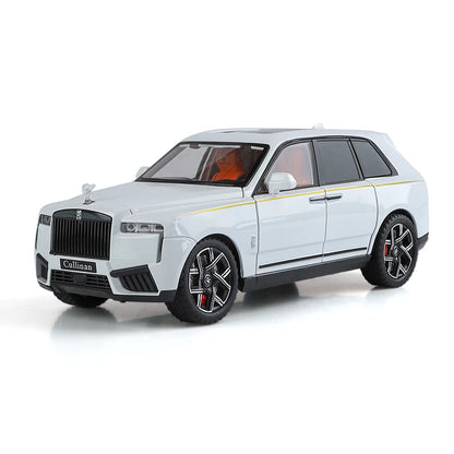1:24 Rolls Royce Cullinan SUV Alloy Diecast Metal Model Car Pull Back Sound And Light Children's Toy Car Mini GT Miniature Gift