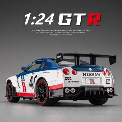 1:24 God Of War Nissan Skyline GTR R34 R35 Alloy