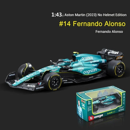 Bburago 2024 1:43 Aston Martin Amr23 F1 Car #14 #18 Rb19 Las Vegas   Racing Edition