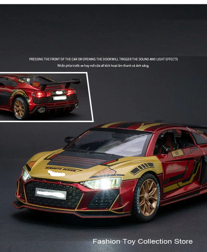 1: 24 AUID R8 Alloy Car