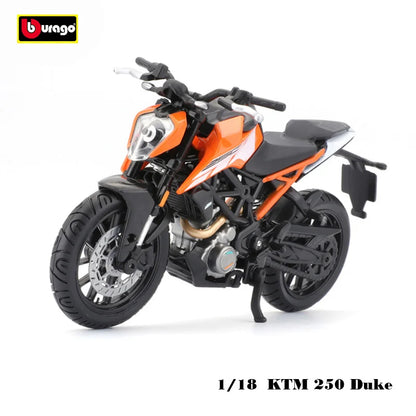 Bburago 1:18 simulation alloy motorcycle Honda Africa Twin Adventure authorized  model toy car gift collection