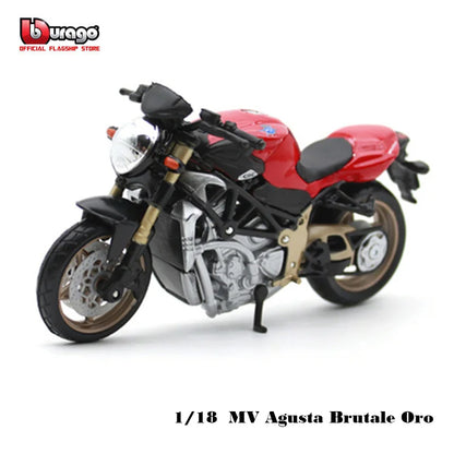 Bburago 1:18 simulation alloy motorcycle Honda Africa Twin Adventure authorized  model toy car gift collection