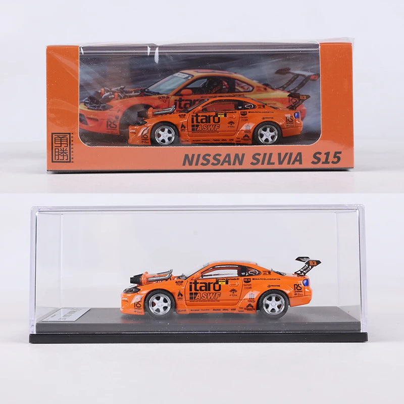 YS 1:64 Silvia S15 Modified Alloy Moldel Car