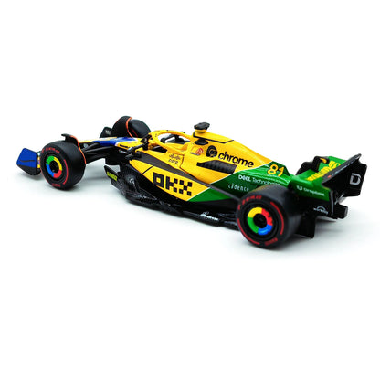 Bburago 1:43 2024 Mclaren MCL38 Miami Monaco F1 Formula Car Die Cast Vehicles Collectible Model Racing Toys