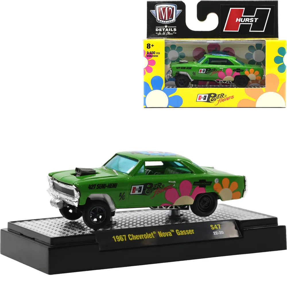 1\64 M2 Machines Alloy Car Model Toys 1:64 AW Bburago 1969 Plymouth Barracuda