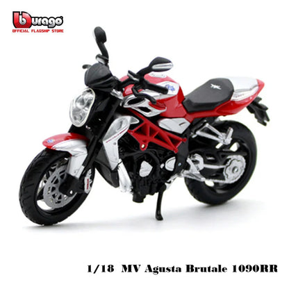 Bburago 1:18 simulation alloy motorcycle Honda Africa Twin Adventure authorized  model toy car gift collection