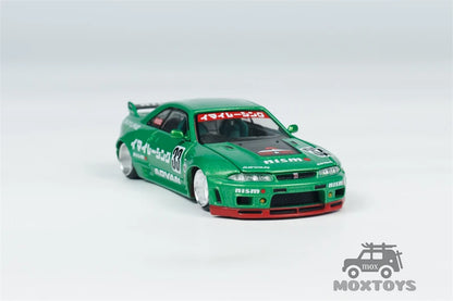 Kaido House x MINI GT 1:64 Skyline GT-R R33 IMAI Racing V1 Green Diecast Model Car