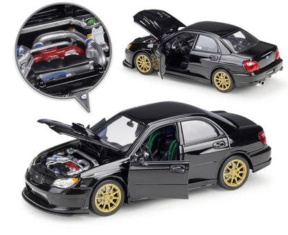 WELLY Diecast Car 1:24 Scale SUBARU WRX STI