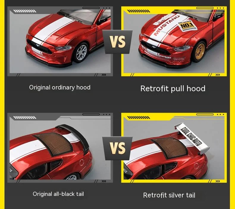 CCA DIY Customizable 1:43 Scale Ford Mustang Alloy Car Model Kit