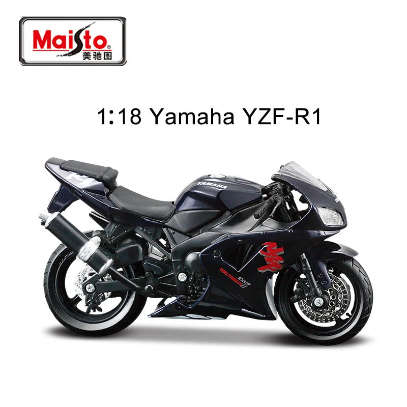 New In Stock Maisto 1:18 Yamaha Mt-07 2018 Yamaha Mt10 Alloy Miniature Diecast Model Yamaha Motorcycle Series Custom Toys Gift