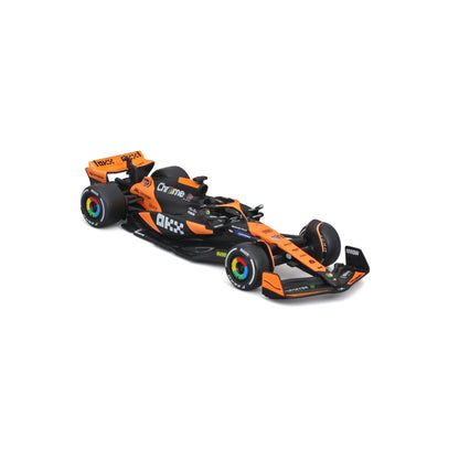 Bburago 1:43 2024 Mclaren MCL38 Miami Monaco F1 Formula Car Die Cast Vehicles Collectible Model Racing Toys
