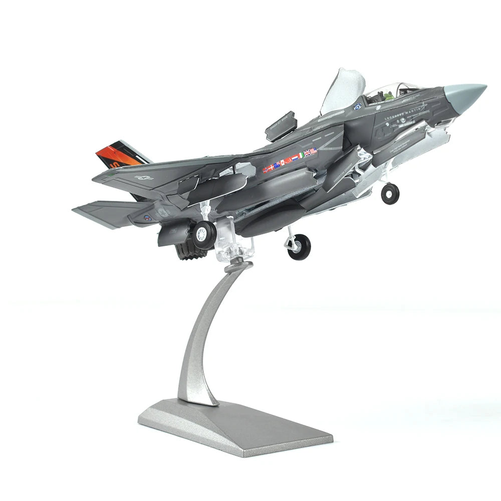 JASON TUTU 1/72 Scale Diecast Metal  F35B Fighter F-35 Lightning II Aircraft