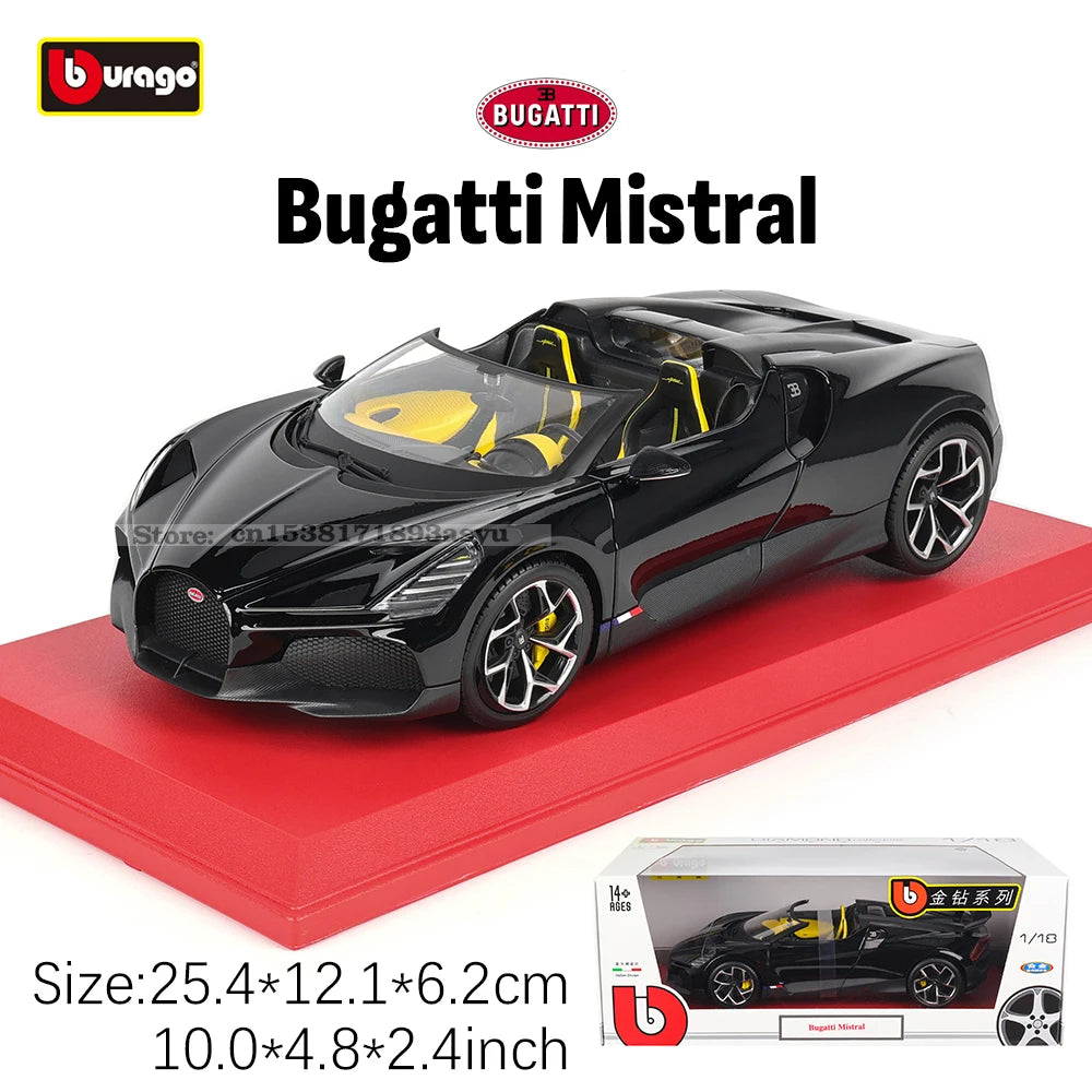 Bburago 1:18 Bugatti Mistra Bolide Divo