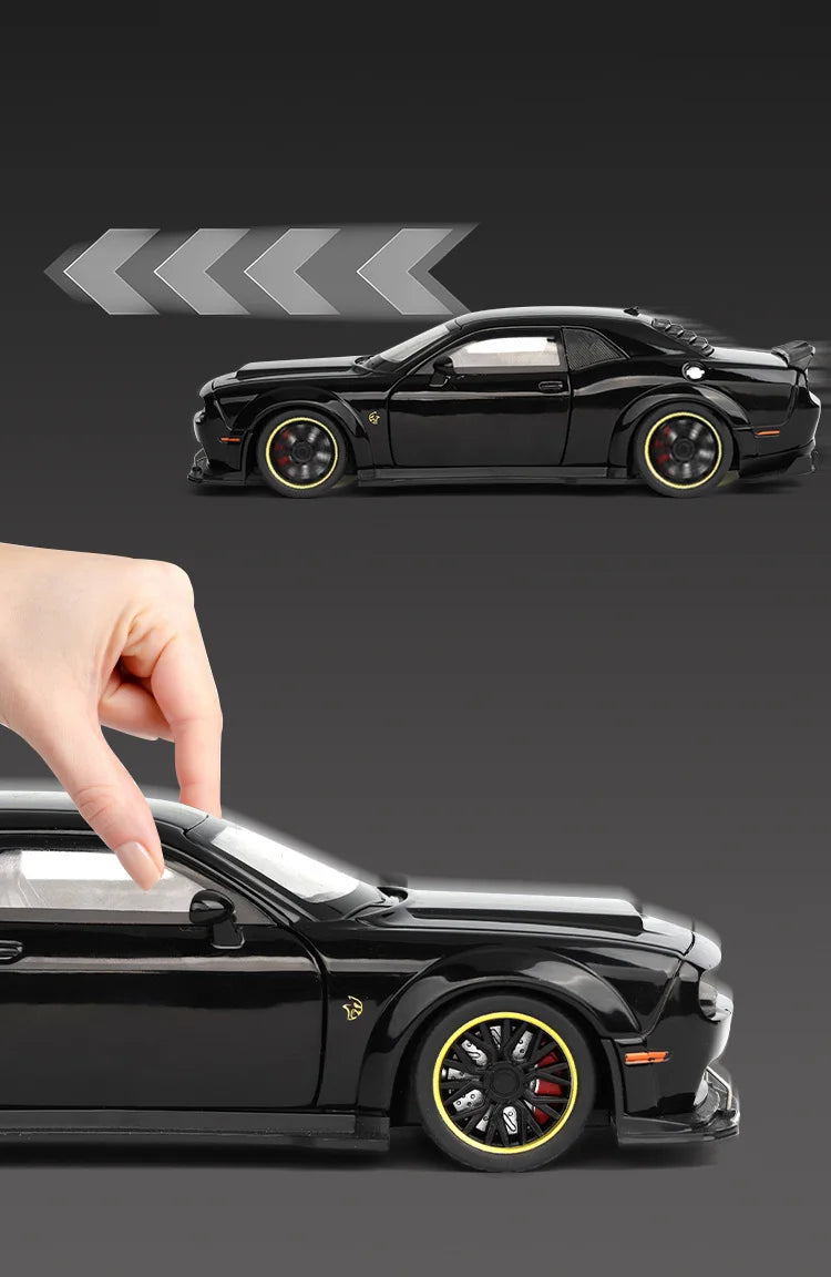 1:32 Dodge Challenger SRT Redeye Hellcat Alloy Musle Car