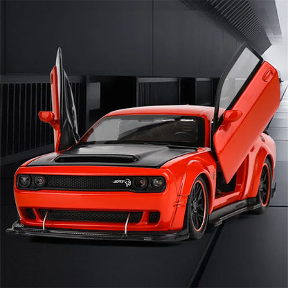 1:32 Dodge Challenger SRT Redeye Hellcat Alloy Musle Car