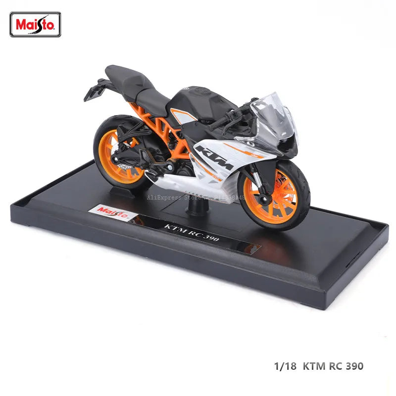 Maisto 1:18  NINJA H2R KTM RC 390 YZF-R1 Naked V4 S  YAMAHA MT-07 2018 motorcycle