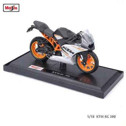Maisto 1:18  NINJA H2R KTM RC 390 YZF-R1 Naked V4 S  YAMAHA MT-07 2018 motorcycle
