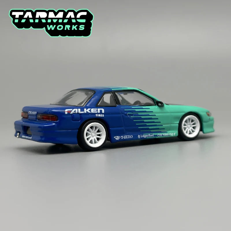 Tarmac Works 1:64 TW VERTEX Nissan Silvia S13 Falken Chase