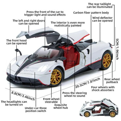 1:24 Scale Pagani Alloy Car Model