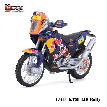 Bburago 1:18 simulation alloy motorcycle Honda Africa Twin Adventure authorized  model toy car gift collection