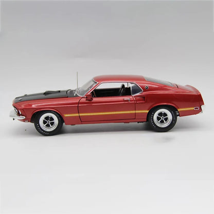 Metal Toy Car Model 1:18 Scale 1969 Ford Mustang Mach 1
