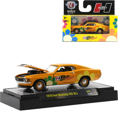 1\64 M2 Machines Alloy Car Model Toys 1:64 AW Bburago 1969 Plymouth Barracuda
