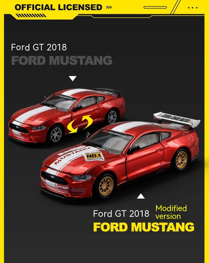 CCA DIY Customizable 1:43 Scale Ford Mustang Alloy Car Model Kit