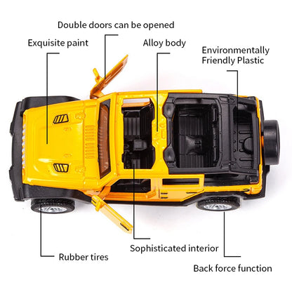 1:36 Alloy JEEPS Wrangler Car