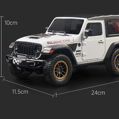 1:18 Jeep Wrangler Rubicon SUV Alloy