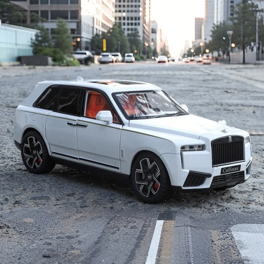 1:24 Cullinan SUV Alloy Scale Car Model Diecast Metal Miniature Car Model Sound＆Light Children Birthday Toy Car Vehicles Gifts