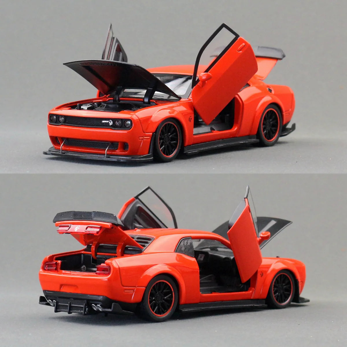 1:32 Dodge Challenger SRT Redeye Hellcat Alloy Musle Car