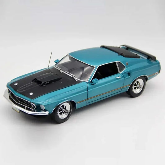 Metal Toy Car Model 1:18 Scale 1969 Ford Mustang Mach 1